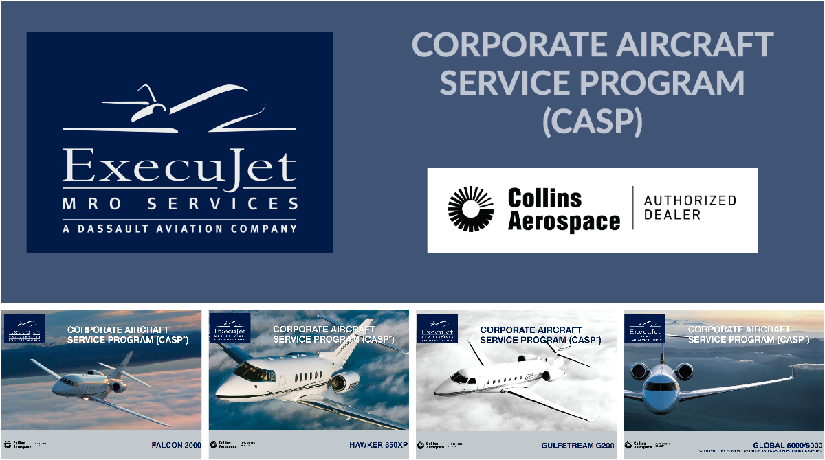 Collins Aerospace Corporate Aircraft Service Program (CASP) ExecuJet