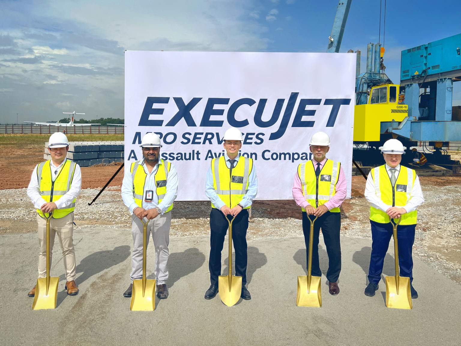 ExecuJet MRO Services Malaysia Breaks Ground on New PurposeBuilt MRO
